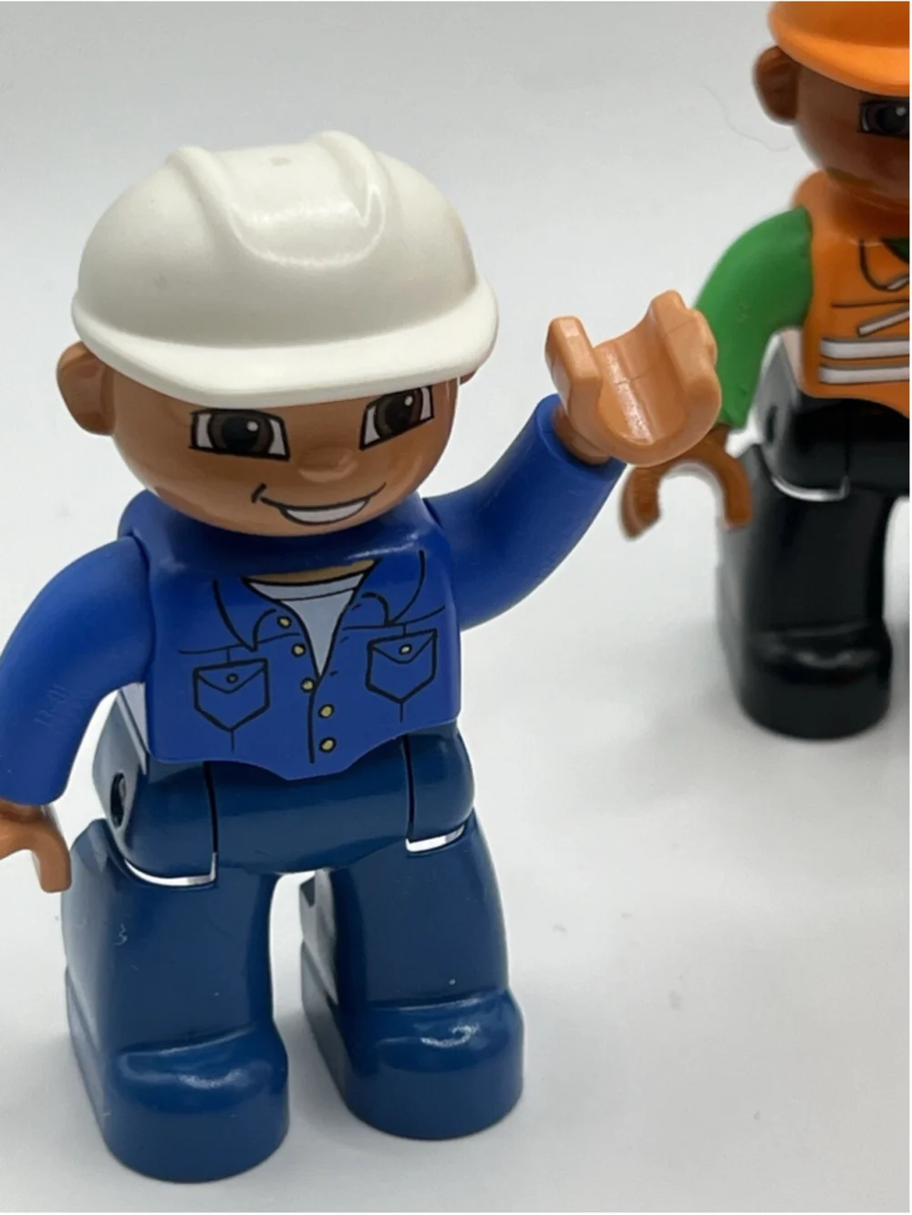 Lego Duplo Collectible Toy Figures Lot Of 6 - Firefighters Construction Worker